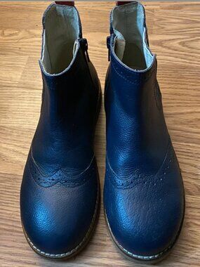 Mini Boden Navy Ankle Boots: Size 38